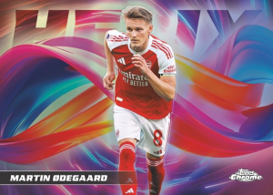 Martin Odegaard Helix - 2026 Topps Chrome Premier League Soccer