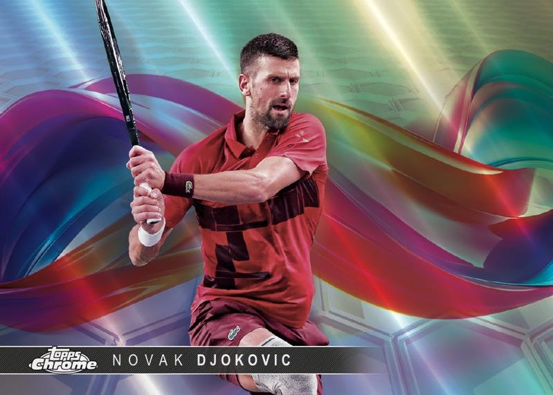 Novak Djokovic Helix - 2025 Topps Chrome Tennis