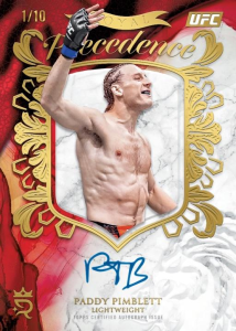 Paddy Pimblett Royal Precedence Gold - 2025 Topps Royalty UFC