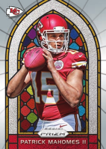 Patrick Mahomes Stained Glass Prizm - 2017 Panini Prizm Football