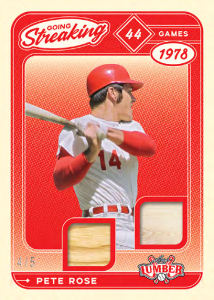 Pete Rose Going Streaking - 2025 Leaf Lumber Baseball