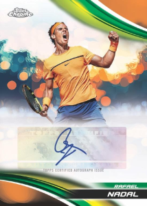 Rafael Nadal Autographs II Orange - 2025 Topps Chrome Tennis