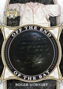 Rogers Hornsby Off the End of the Bat - 2025 Leaf Lumber Baseball