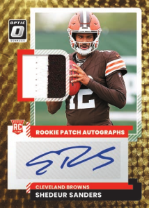 Shedeur Sanders Rookie Patch Autographs - 2025 Panini Donruss Optic Football
