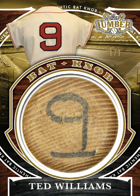 Ted Williams Bat Knob - 2025 Leaf Lumber Baseball