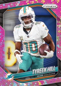 Tyreek Hill Base Prizm No Huddle Pink - 2025 Panini Prizm Football
