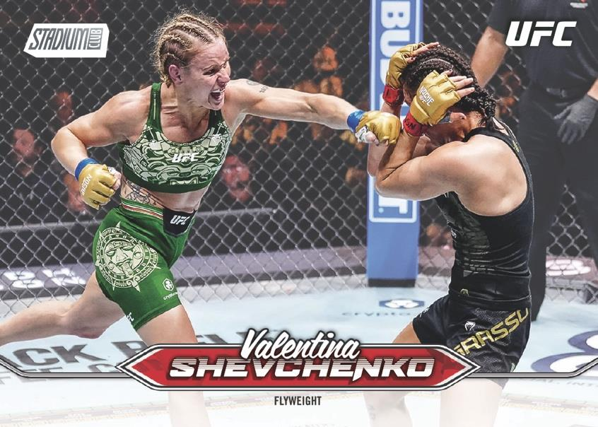 Valentina Shevchenko Base Cards - 2025 Topps Chrome Stadium Club UFC