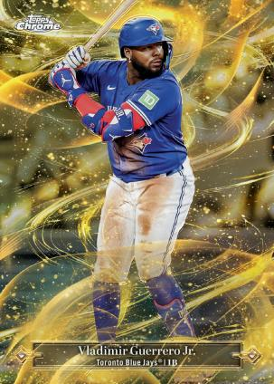 Vlad Guerrero Jr Gold Storm - 2025 Topps Gilded Collection Baseball