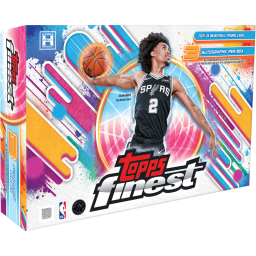 2025 26 Topps Finest Basketball Breaker Delight Box Card –