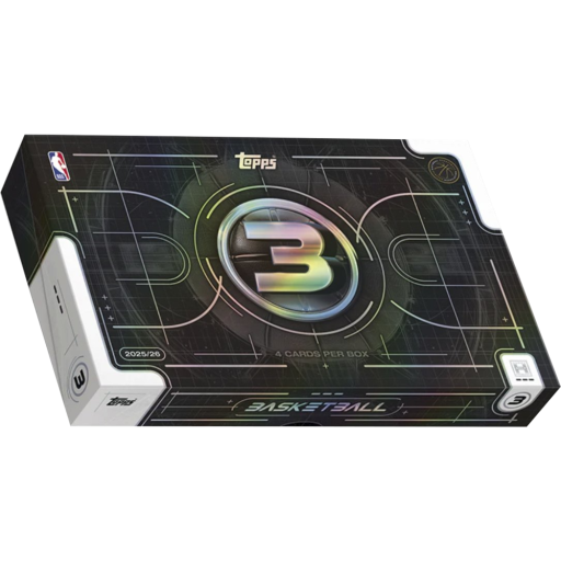 2025 26 Topps Three Basketball Box Card –