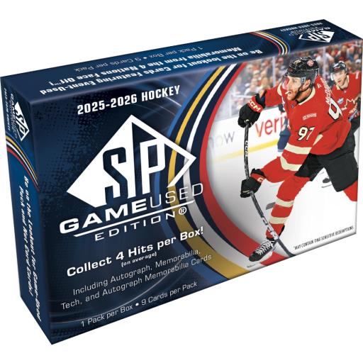 2025 26 Upper Deck SP Game Used Hockey Box Card –