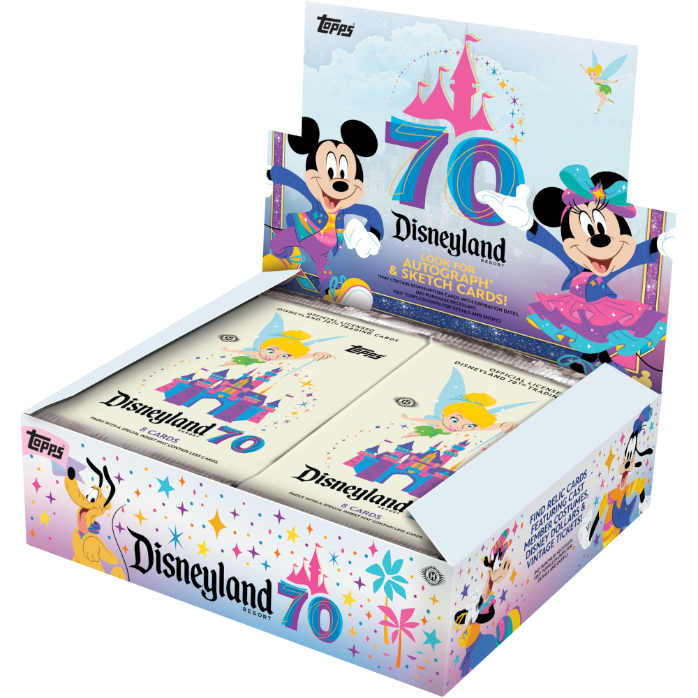 2025 Topps Disneyland 70th Anniversary Hobby Box Card –