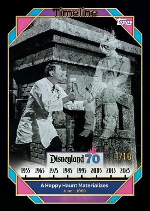 A Happy Haunt Timeline Black Foil - 2025 Topps Disneyland 70th Anniversary
