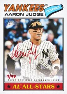 Aaron Judge All-Stars Red Ink - 2026 Topps Heritage Baseball