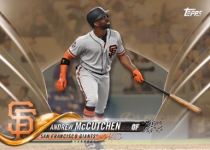 Andrew McCutchen Gold Base - 2018 Topps Update Series Baseball