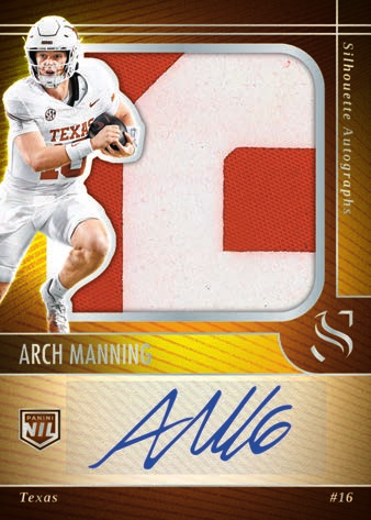 Arch Manning Silhouette Autographs - 2025 Panini Silhouette Football