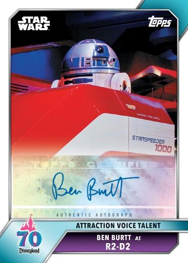 Ben Burtt R2-D2 Autograph - 2025 Topps Disneyland 70th Anniversary