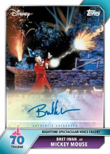 Bret Iwan Mickey Mouse Autograph - 2025 Topps Disneyland 70th Anniversary