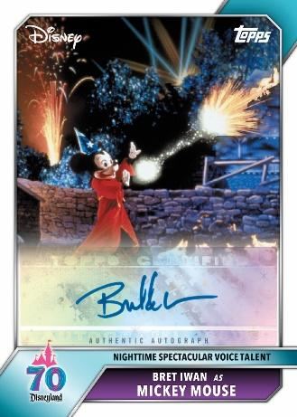Bret Iwan Mickey Mouse Autograph - 2025 Topps Disneyland 70th Anniversary