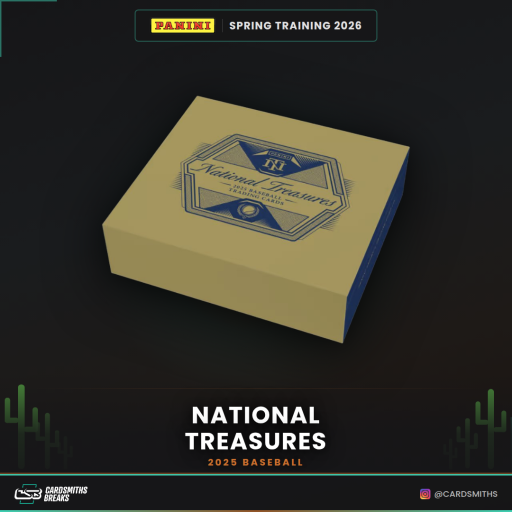 CSB National Treasures 2025 Thumbnail Card – 2025 Panini National Treasures Baseball 2 Box Break #6  | LIVE from Panini Spring Training