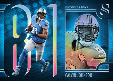 Calvin Johnson Base Gala - 2025 Panini Silhouette Football