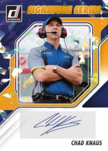 Chad Knaus Signature Series Gold Ice - 2025 Panini Donruss Racing