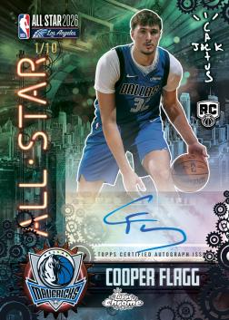 Cooper Flagg All Star Signatures Black Refractor - 2025-26 Topps Chrome Cactus Jack Basketball