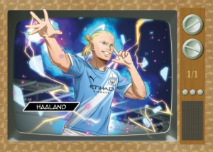Erling Haaland Chrome Anime SuperFractor - 2026 Topps Chrome Premier League Soccer