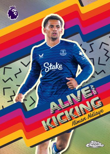 Iliman Ndiaye Alive and Kicking - 2026 Topps Chrome Premier League Soccer