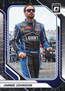 Jimmie Johnson Base Optic Black Velocity - 2025 Panini Donruss Racing
