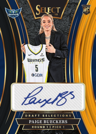 Paige Bueckers Draft Selections Signatures Black Gold - 2025 Panini Select WNBA Basketball