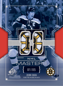 Zdeno Chara NHL Masters Patch - 2025-26 Upper Deck SP Game Used Hockey
