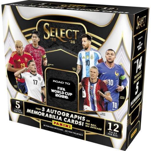 2025 26 Panini Select Road To FIFA World Cup 2026 Soccer Box Card –