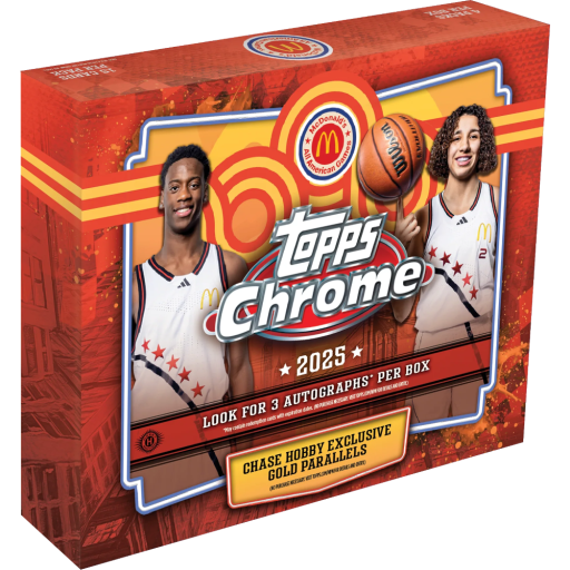2025 Topps Chrome McDonald's All American Basketball Hobby Box Card –