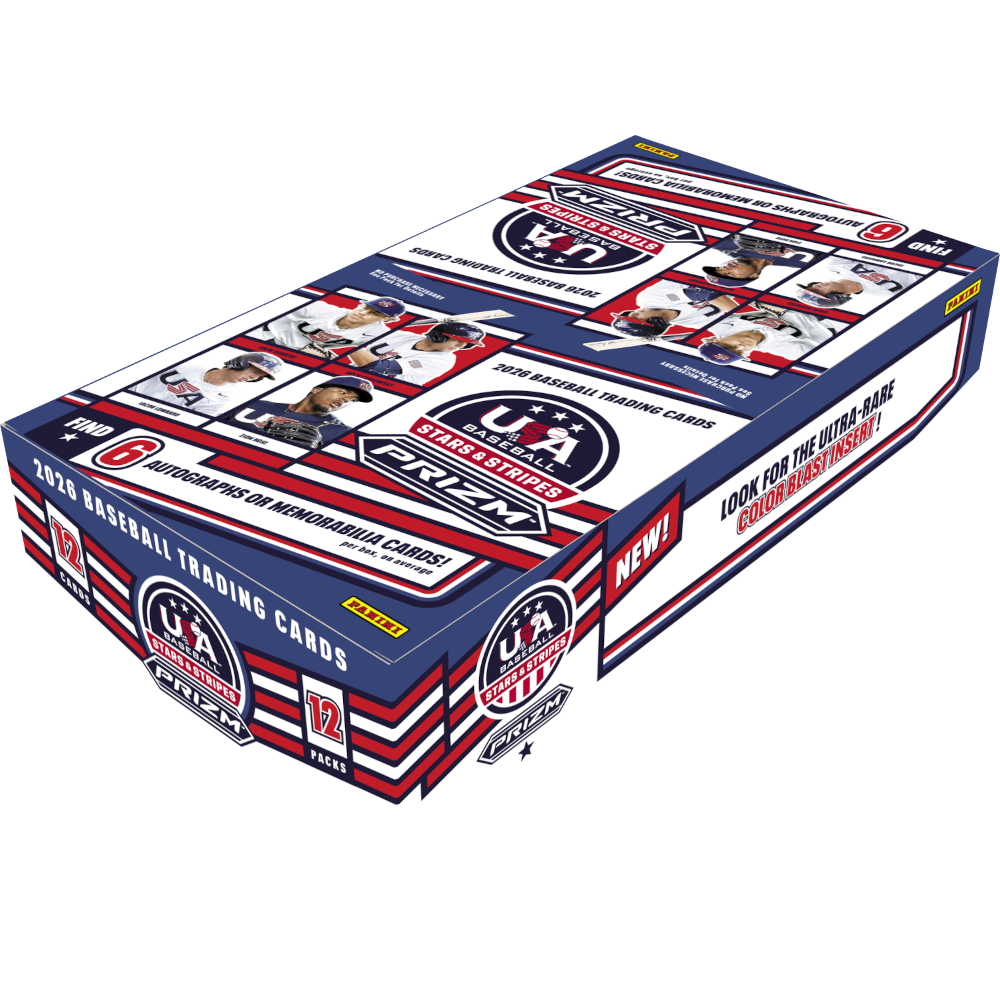2026 Panini USA Stars & Stripes Prizm Baseball hobby box Card –