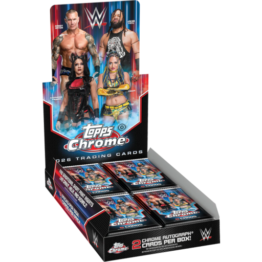 2026 Topps Chrome WWE Hobby Dual Case (24 Boxes) Break #1 Players