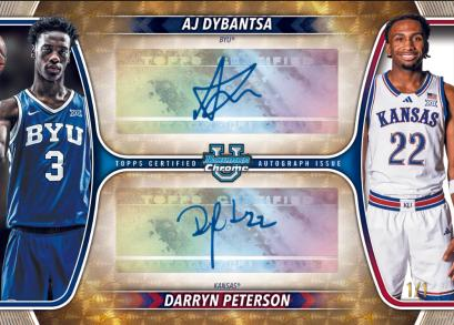 Darryn Peterson AJ Dybantsa Dual Auto - 2025-26 Bowman Basketball
