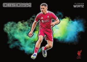 Florian Wirtz Black Color Blast - 2025-26 Panini Obsidian Soccer