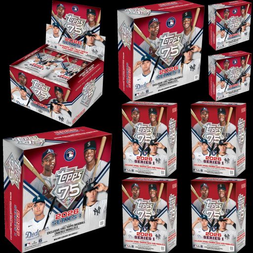 Hockey Mixers82 Card – 2026 Topps Series 1 Jumbo Mega Value 9 Box Mixer #1 Teams