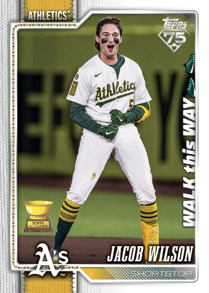 Jacob Wilson Walk This Way - 2026 Topps Series 1 Baseball