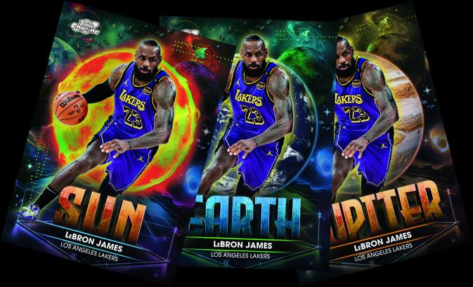 LeBron James Planetary Pursuit - 2025-26 Topps Cosmic Chrome Basketball
