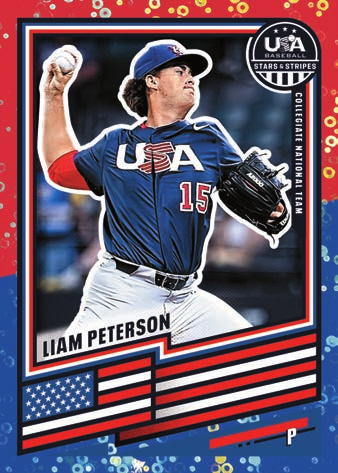 Liam Peterson Base Prizms Disco America - 2026 Panini USA Stars & Stripes Prizm Baseball