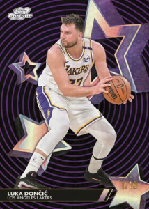 Luca Doncic StarFractor Black Eclipse Refractor - 2025-26 Topps Cosmic Chrome Basketball