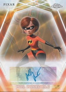 Mrs. Incredible Chrome Neon Etch Auto - 2026 Topps Disney Neon