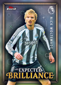 Nick Woltemade Expected Brilliance - 2026 Topps Finest Premier League Soccer