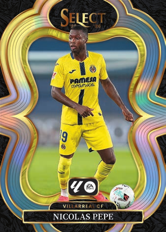 Nicolas Pepe Base Mezzanine Silver - 2025-26 Panini Select La Liga Soccer