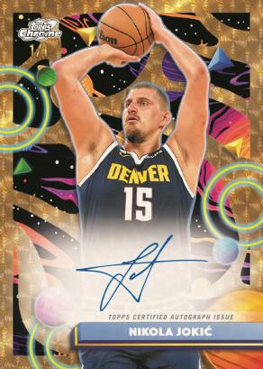 Nikola Jokic SuperFractor Autograph - 2025-26 Topps Cosmic Chrome Basketball