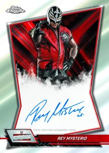 Rey Mysterio Red Brand Autograph - 2026 Topps Chrome WWE