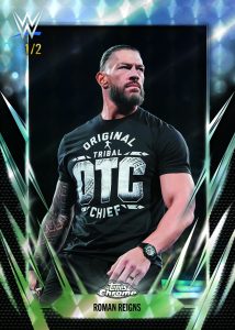 Roman Reigns Black Geometric - 2026 Topps Chrome WWE