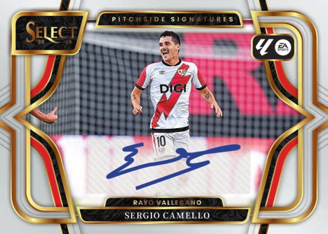 Sergio Camello Pitchside Signatures - 2025-26 Panini Select La Liga Soccer
